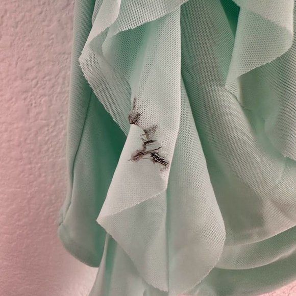 AFRM X Revolve Kellon One Shoulder Top in Ice Blue - Picture 4 of 7